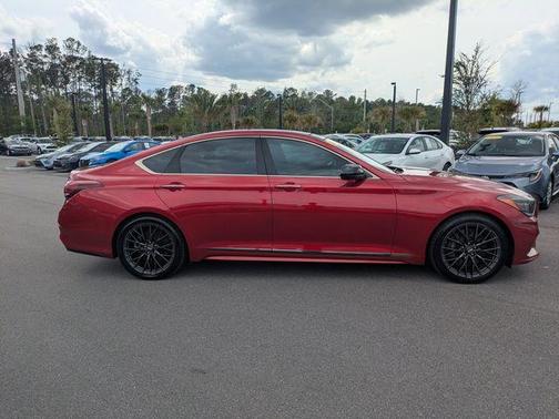 Red 2020 Genesis G80 3.3T Sport