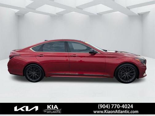 Red 2020 Genesis G80 3.3T Sport
