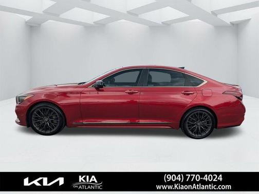 Red 2020 Genesis G80 3.3T Sport