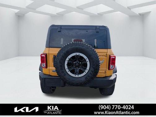 Orange 2022 Ford Bronco Badlands