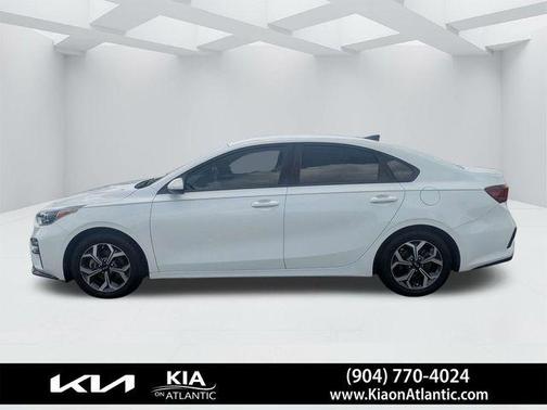 Clear White 2019 Kia Forte LXS