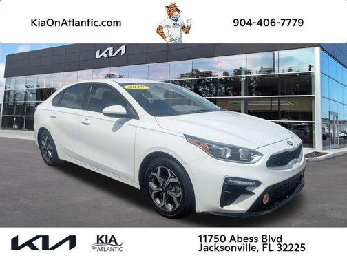 Clear White 2019 Kia Forte LXS