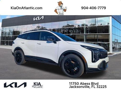 Snow White Pearl 2026 Kia Sportage Hybrid X-Line