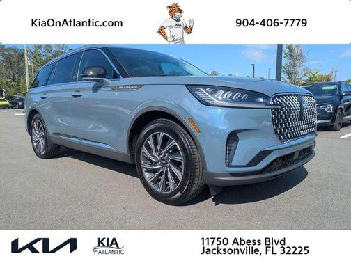 Blue Metallic 2025 Lincoln Aviator Premiere