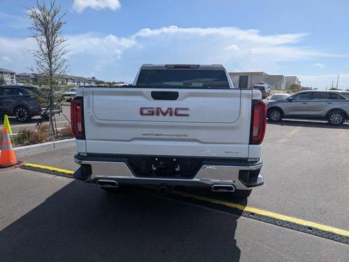 White Frost Tri-Coat 2023 GMC Sierra 1500 SLT