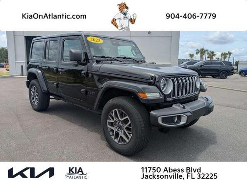 Black Clearcoat 2025 Jeep Wrangler Sahara