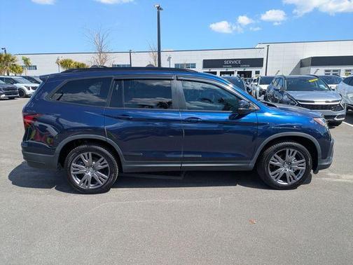 Obsidian Blue Pearl 2022 Honda Pilot Sport