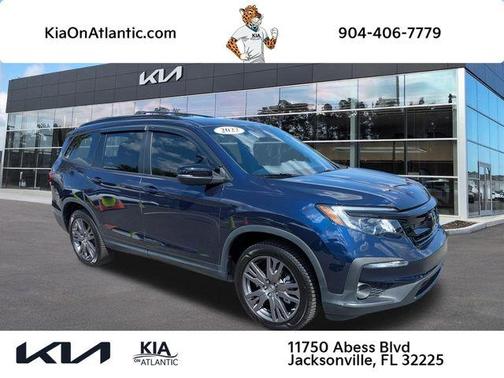 Obsidian Blue Pearl 2022 Honda Pilot Sport