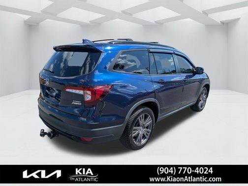 Obsidian Blue Pearl 2022 Honda Pilot Sport