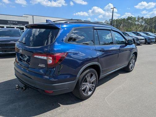 Obsidian Blue Pearl 2022 Honda Pilot Sport