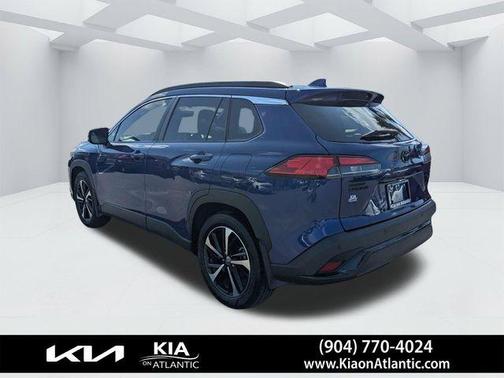 Blue 2024 Toyota Corolla Cross Hybrid XSE