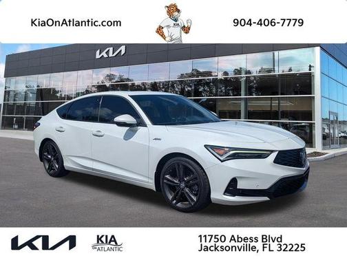 Platinum White Pearl 2023 Acura Integra A-Spec Technology