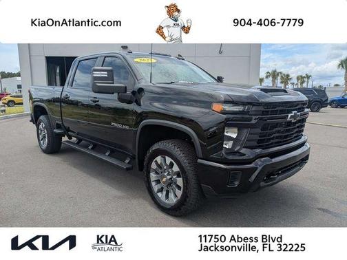 Black 2025 Chevrolet Silverado 2500 Custom