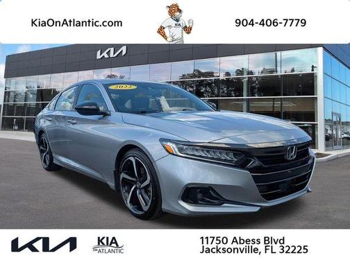 Silver 2022 Honda Accord Sport 1.5T