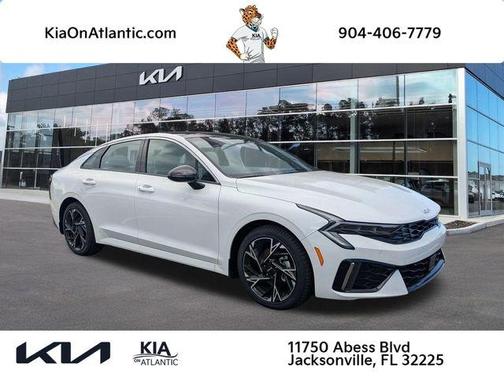 Snow White Pearl 2025 Kia K5 GT-Line