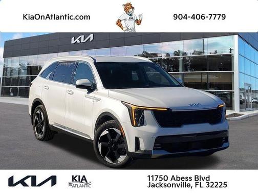 Snow White Pearl 2025 Kia Sorento Plug-In Hybrid EX
