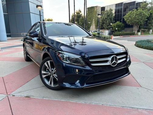 Blue 2021 Mercedes-Benz C-Class C 300 4MATIC