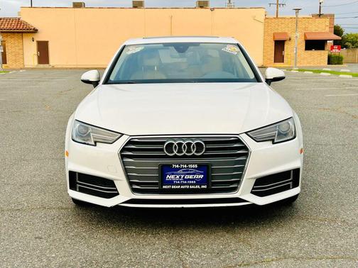White 2018 Audi A4 Ultra Premium Sedan 4D