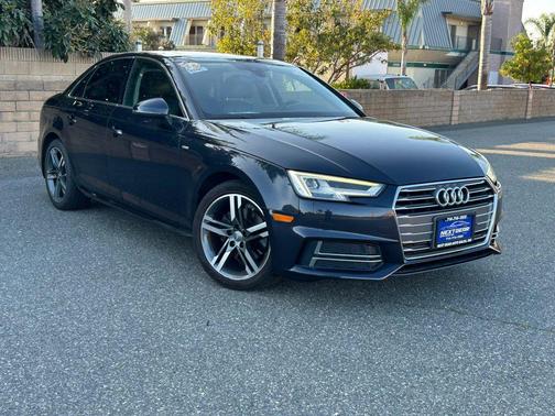 Blue 2017 Audi A4 Ultra Premium Plus Sedan 4D