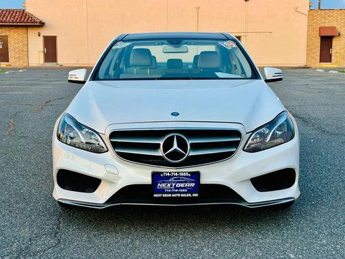 White 2014 Mercedes-Benz E-Class E 350 Sedan 4D
