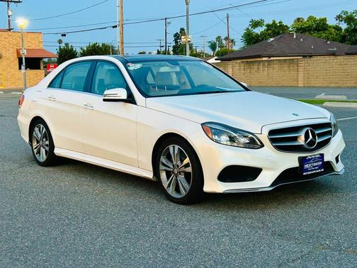 White 2014 Mercedes-Benz E-Class E 350 Sedan 4D