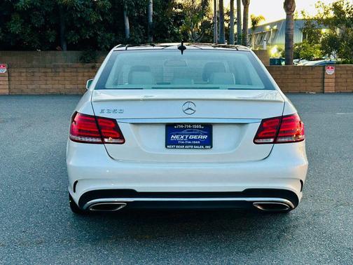 White 2014 Mercedes-Benz E-Class E 350 Sedan 4D