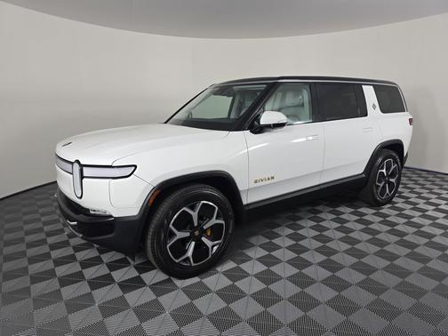 Glacier White 2023 Rivian R1S Adventure