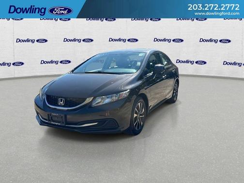Gray 2013 Honda Civic EX