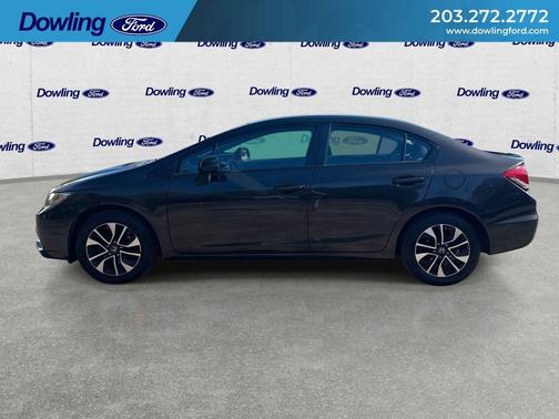 Gray 2013 Honda Civic EX
