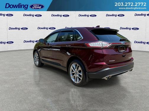 Burgundy 2018 Ford Edge Titanium