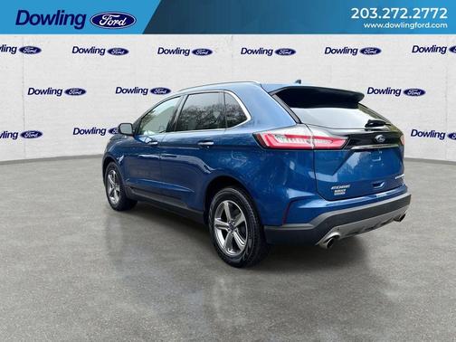 Blue 2020 Ford Edge Titanium