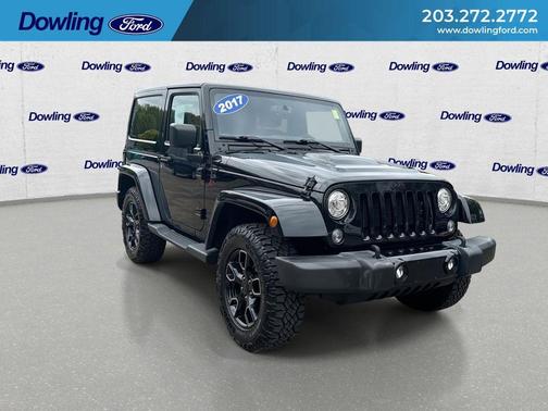 Black Clearcoat 2017 Jeep Wrangler Sahara