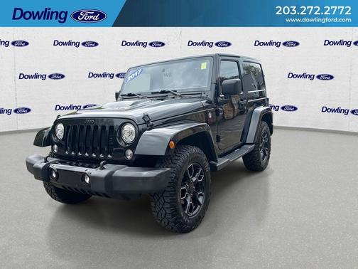 Black Clearcoat 2017 Jeep Wrangler Sahara