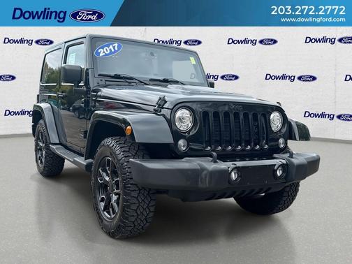 Black Clearcoat 2017 Jeep Wrangler Sahara