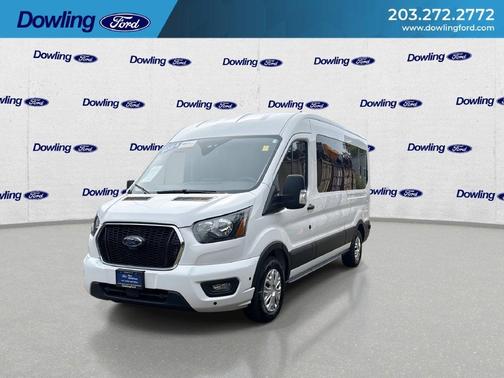 Oxford White 2024 Ford Transit-350 XLT