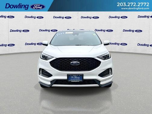 White Metallic 2023 Ford Edge ST Line