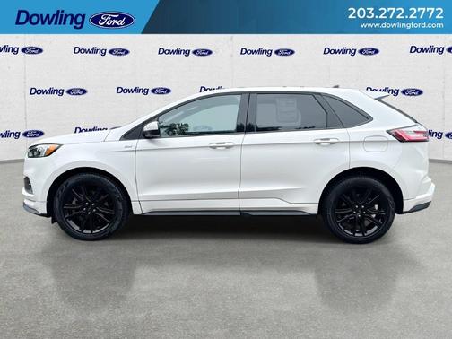 White Metallic 2023 Ford Edge ST Line