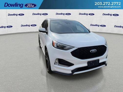 White Metallic 2023 Ford Edge ST Line