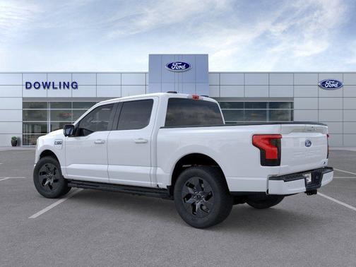 Oxford White 2025 Ford F-150 Lightning Flash