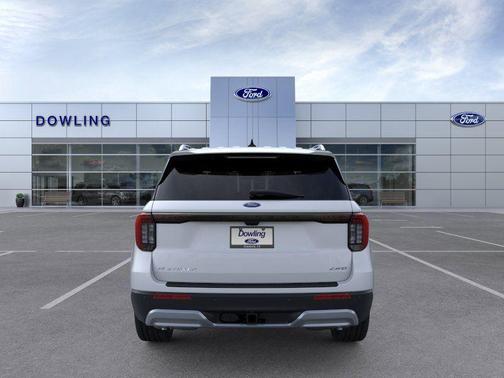 White 2026 Ford Explorer Platinum