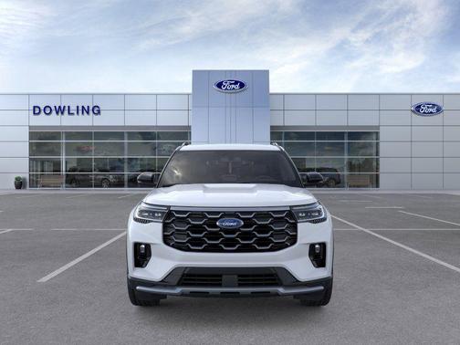 White 2026 Ford Explorer Platinum
