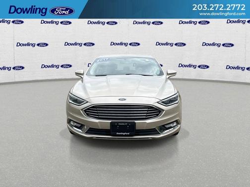 White Gold 2017 Ford Fusion Titanium