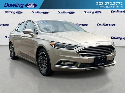 White Gold 2017 Ford Fusion Titanium