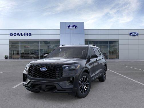 Agate Black Metallic 2026 Ford Explorer ST-Line