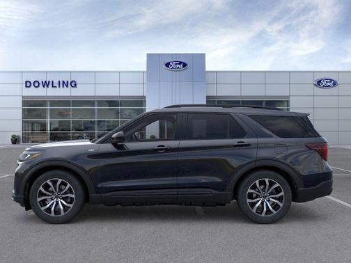 Agate Black Metallic 2026 Ford Explorer ST-Line