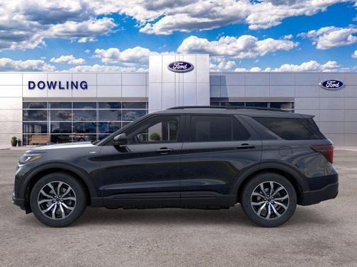 Agate Black Metallic 2026 Ford Explorer ST-Line
