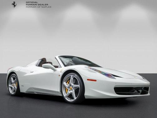 Bianco Avus 2014 Ferrari 458 Spider