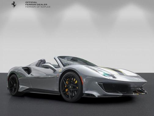 Grigio Titanio Metallic 2020 Ferrari 488 Pista Spider