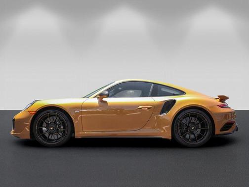 Golden Yellow 2018 Porsche 911 Turbo S