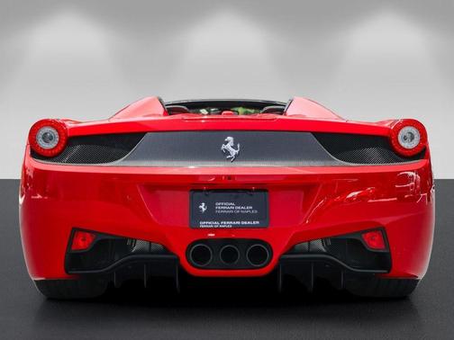 Rosso Corsa 2014 Ferrari 458 Spider